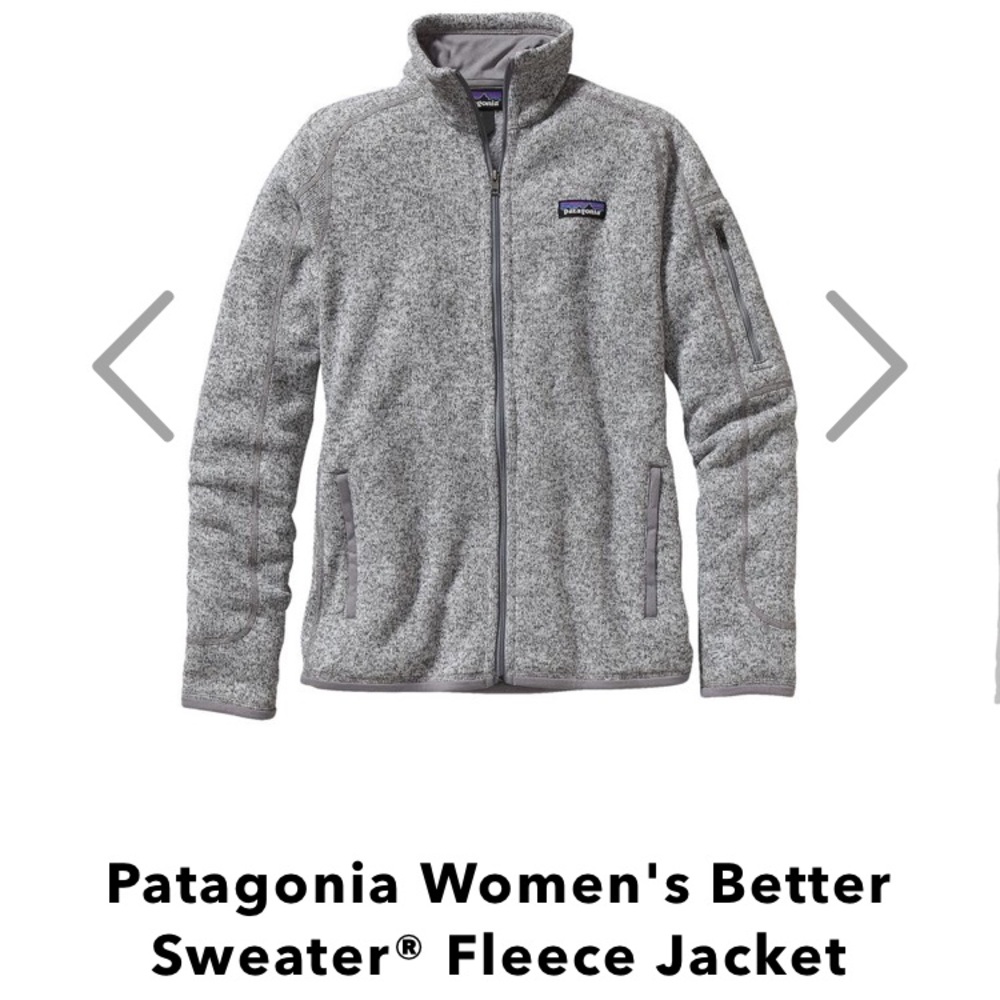 Patagonia women’s grey full zip-up